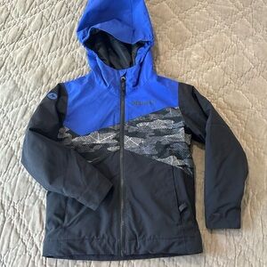 Marmot Boys Black & Blue Snow Ski Board Winter Jacket Coat